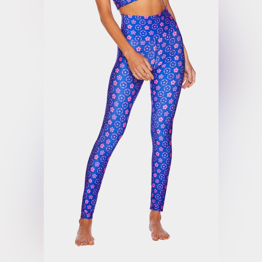 NWT Beach Riot Piper Leggings Wavy Floral